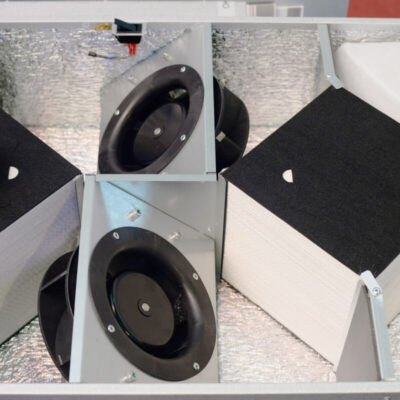 System wentylacji pokazujący, jak rekuperacja poprawia wymianę powietrza w budynku.