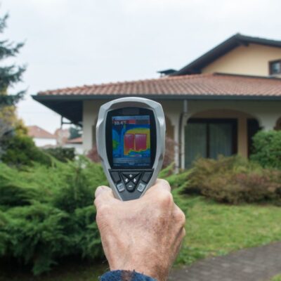 Rekuperacja obniża CO2 dzięki stałemu nawiewowi i wywiewowi; ważne są strumienie, bilans, filtry i drożność transferu. Termowizja wykrywa nieszczelności.